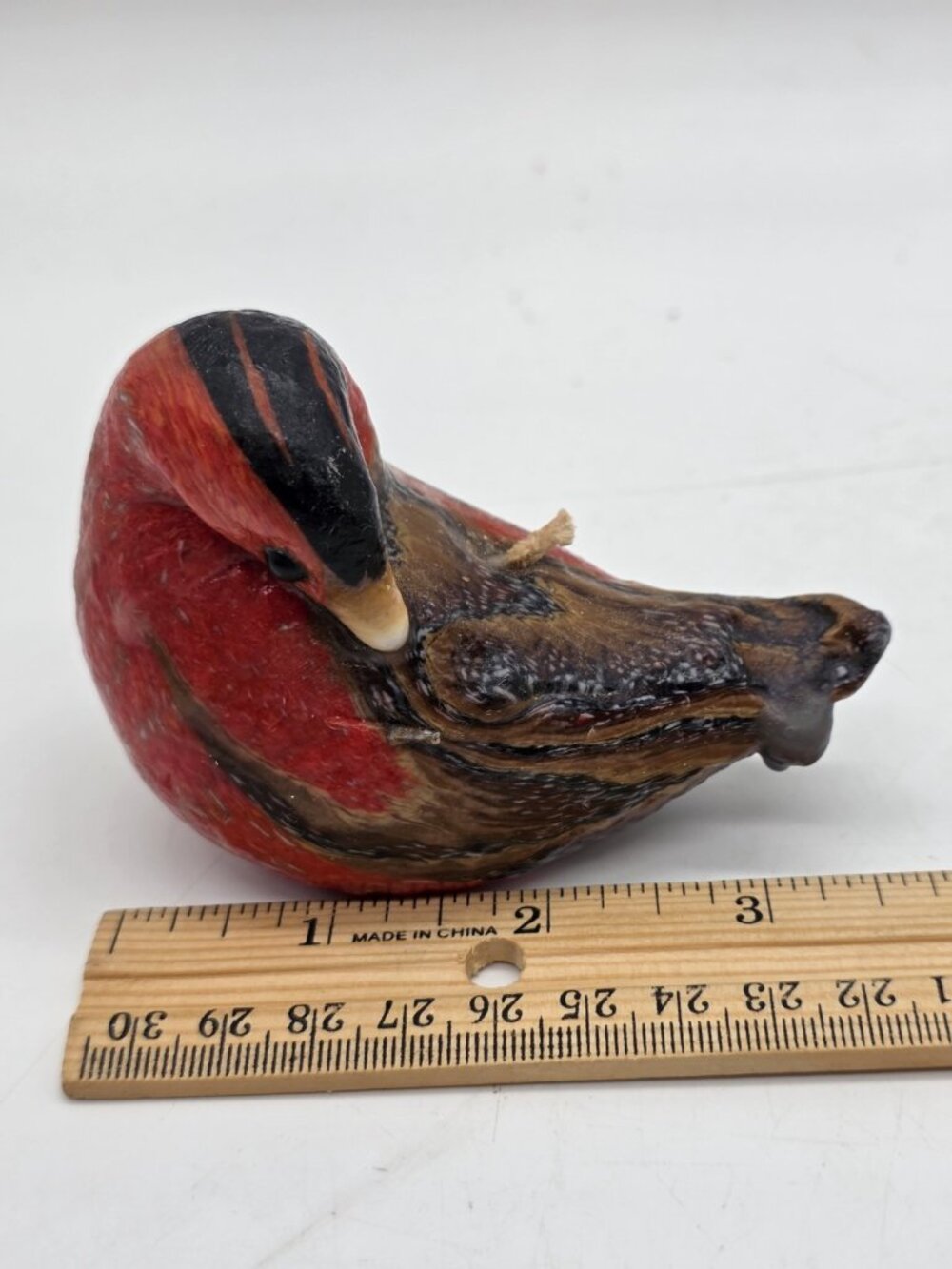 Unique Quail Bird Figure Wax Candle Made In Swaziland VTG Boho Summer New SEE - Picture 8 of 12